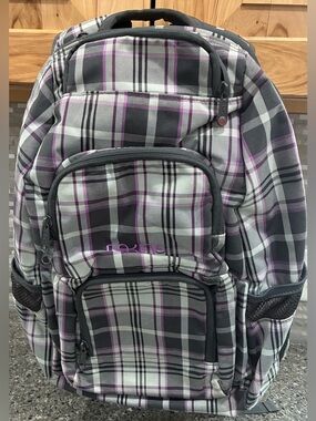 Gray & Purple DAKINE Backpack
